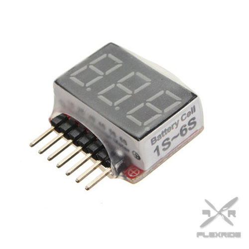 Napätový tester batérii 1S-6S